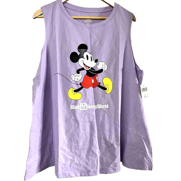 walt disney world Other - Walt Disney World Exclusive Mickey Mouse Purple Tank Top Women's Size 1XL